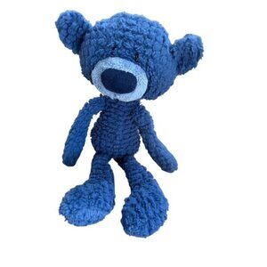 Gund Blue Toothpick Bear Ripple 15 inch Plush Stuffed Toy 6061452 Baby Textured